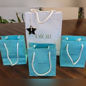 Tiffany's and Dior Gift Bags Bundle.